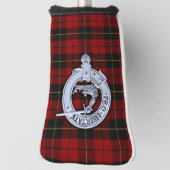 Couvre-club De Golf Clan Wallace Crest & Tartan (Tourné à 90°)
