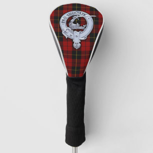 Couvre-club De Golf Clan Wallace Crest & Tartan Golf Head Cover