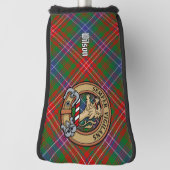 Couvre-club De Golf Clan Wilson Crest sur Tartan moderne (Tourné à 90°)