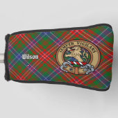 Couvre-club De Golf Clan Wilson Crest sur Tartan moderne (Devant)