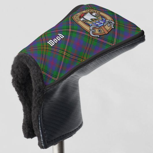 Couvre-club De Golf Clan Wood Crest sur Tartan (Devant 3/4)