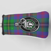 Couvre-club De Golf Clan Wood Crest & Tartan Golf Head Cover (Devant)