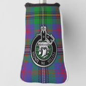 Couvre-club De Golf Clan Wood Crest & Tartan Golf Head Cover (Tourné à 90°)