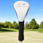 Couvre-club De Golf Classic Élégant Moderne Minimaliste Nom Monogramme<br><div class="desc">Améliorez votre jeu de golf et votre style avec nos Couvertures Monogram Golf Club minimaliste Moderne Classique Élégant. Conçu avec soin, ce club combine harmonieusement sophistication intemporelle et minimalisme contemporain, en faisant un accessoire incontournable pour tout golfeur. Conçues avec précision et attention au détail, ces couvertures de club sont plus...</div>