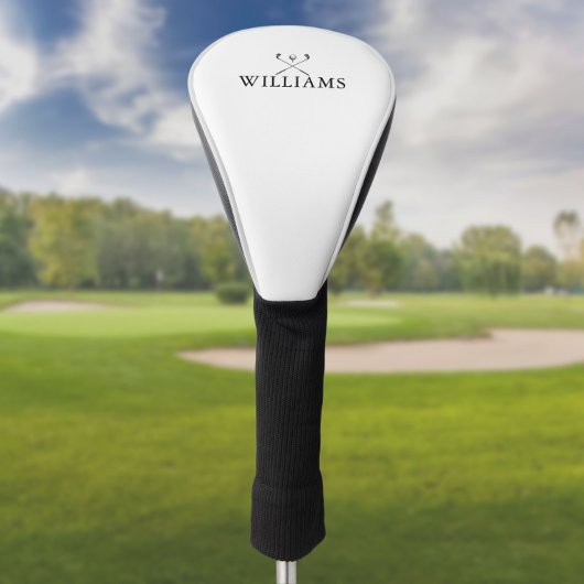 Couvre-club De Golf Classic Nom Personnalisé Clubs de Golf