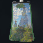 Couvre-club De Golf Claude Monet - La Promenade, Femme avec un Parasol<br><div class="desc">La Promenade,  Femme avec un Parasol / Madame Monet et son fils / La Promenade / La Femme a l'ombrelle - Claude Monet,  1875</div>
