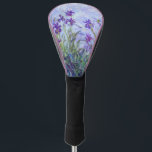 Couvre-club De Golf Claude Monet - Lilac Irises / Iris Mauves<br><div class="desc">Lilac Irises / Iris Mauves - Claude Monet,  1914-1917</div>