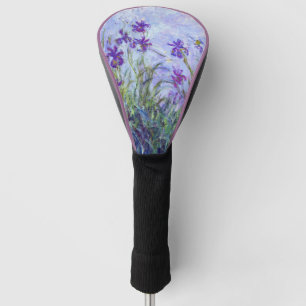 Couvre-club De Golf Claude Monet - Lilac Irises / Iris Mauves