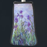 Couvre-club De Golf Claude Monet - Lilac Irises / Iris Mauves<br><div class="desc">Lilac Irises / Iris Mauves - Claude Monet,  1914-1917</div>