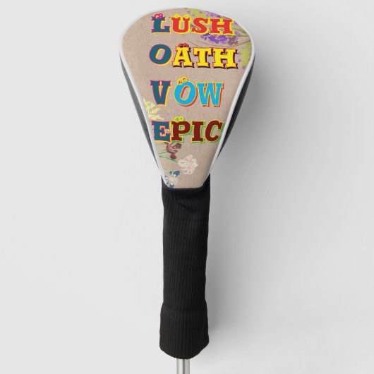 Couvre-club De Golf Club de golf (Devant)