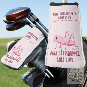 Couvre-club De Golf Club de golf Pink Grasshopper