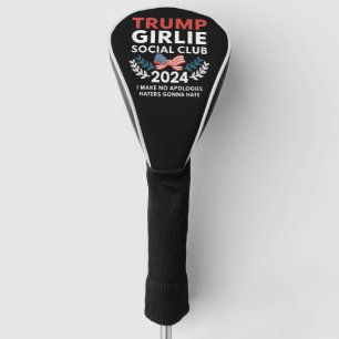 Couvre-club De Golf Club Social Coquette Trump Girlie Élection Arc