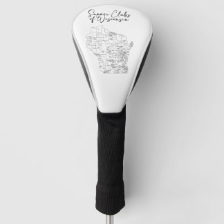 Couvre-club De Golf Clubs de soupe du Wisconsin