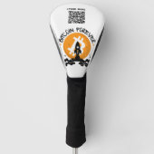 Couvre-club De Golf Code Qr Bitcoin Forever (Devant)