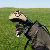 Couvre-club De Golf Coeur de conception musicale rustique (In Situ)