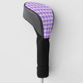 Couvre-club De Golf Cœurs violets (Incliné)