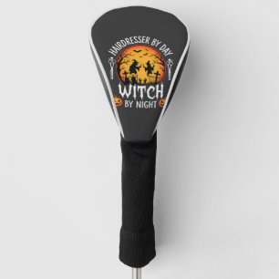 Couvre-club De Golf Coiffeuse Halloween le jour, sorcière la nuit