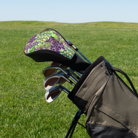 Couvre-club De Golf Collage de raisins amateurs de vin vignoble (In Situ)