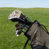 Couvre-club De Golf Collage photo personnalisé 3 Monogramme (In Situ)