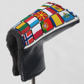 Couvre-club De Golf Collection de drapeaux internationaux, drapeaux du (Devant 3/4)