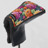 Couvre-club De Golf Colorful Flowering Cactus Personalized (Devant 3/4)