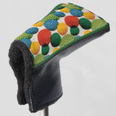 Couvre-club De Golf Colorful Golf Ball Pattern (Devant 3/4)