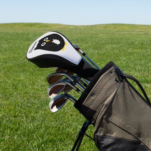 Couvre-club De Golf Conception Black Owl (In Situ)
