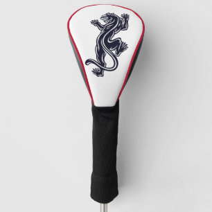 Couvre-club De Golf Conception Black Panther – Cuir en maraude