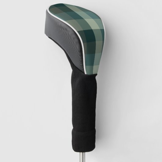 Couvre-club De Golf Conception carreaux Vichy vert (Incliné)