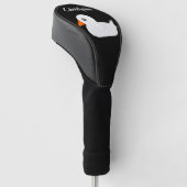 Couvre-club De Golf Conception de canard blanc (Incliné)