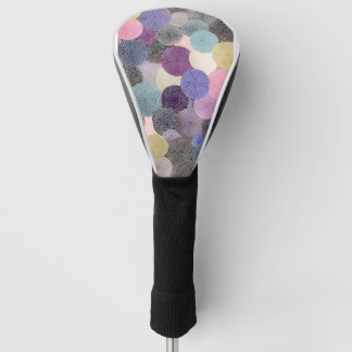 Couvre-club De Golf Conception de cercles colorés