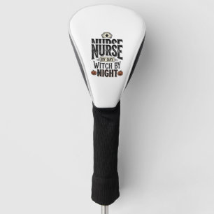 Couvre-club De Golf Conception de chemise Halloween Sorcière de nuit I