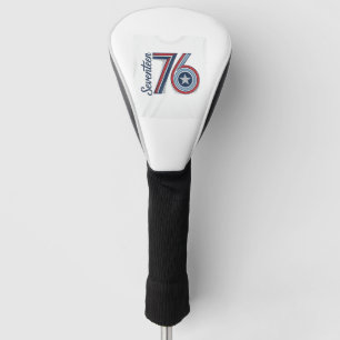 Couvre-club De Golf Conception de chemise vectorielle patriotique Vint