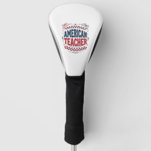 Couvre-club De Golf Conception de chemise vintage patriotique pour ens