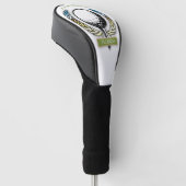 Couvre-club De Golf Conception de golf avec Modèle Monogramme de couro (Incliné)