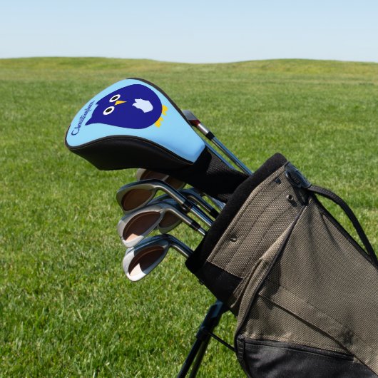 Couvre-club De Golf Conception de hibou bleu (In Situ)