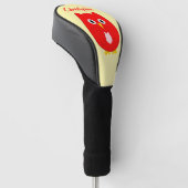 Couvre-club De Golf Conception de hibou rouge (Incliné)