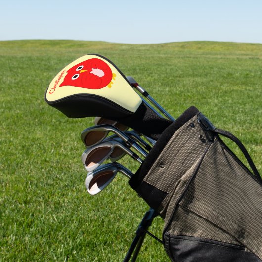 Couvre-club De Golf Conception de hibou rouge (In Situ)