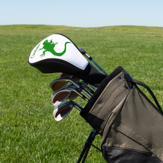Couvre-club De Golf Conception de lézard vert (In Situ)