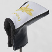 Couvre-club De Golf Conception de libellule dorée (Devant 3/4)