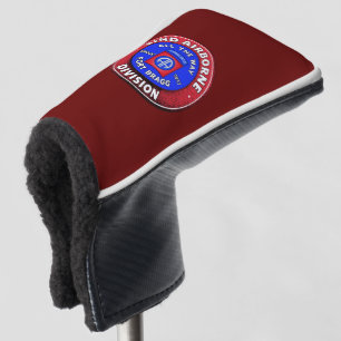 Couvre-club De Golf Conception de logo vintage de la 82e division aéro
