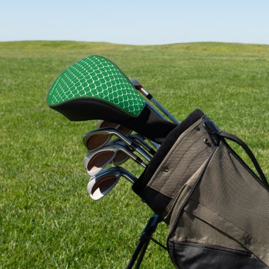 Couvre-club De Golf Conception de motif marocain vert (In Situ)
