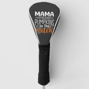 Couvre-club De Golf Conception de patch de citrouilles maman Halloween