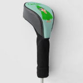 Couvre-club De Golf Conception de perroquet vert (Incliné)