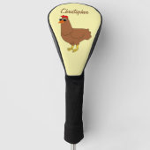 Couvre-club De Golf Conception de poulet (Devant)