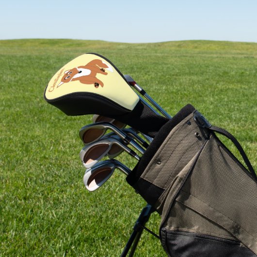 Couvre-club De Golf Conception de renard (In Situ)
