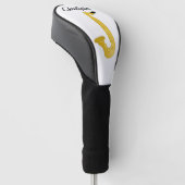 Couvre-club De Golf Conception de saxophone (Incliné)