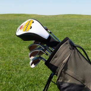 Couvre-club De Golf Conception de Taxi Jaune
