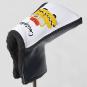 Couvre-club De Golf Conception de Taxi Jaune (Devant 3/4)