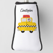 Couvre-club De Golf Conception de Taxi Jaune (Tourné à 90°)